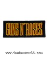 Parche Guns N´Roses - Letras amarillas - 10 x 4 cm - G N´R