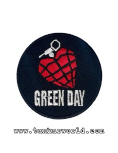 Parche Green Day - Grenade Heart - 7,5 cm diametro