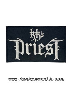copy of Parche KK´s Priest - Logo letras blancas - 10,5 x 5,5 cm