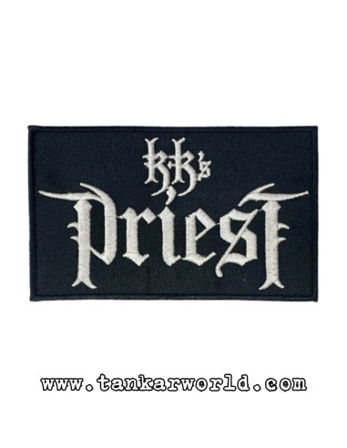 copy of Parche KK´s Priest - Logo letras blancas - 10,5 x 5,5 cm