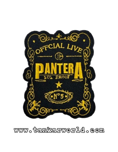 copy of Parche Pantera - Logo Official Live - 7 x 7,5 cm