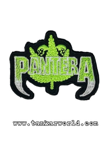 copy of Parche Pantera - Logo letras rojas - 10 x 3,5 cm