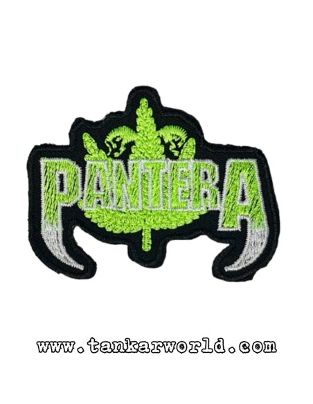 copy of Parche Pantera - Logo letras rojas - 10 x 3,5 cm