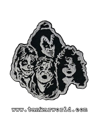 copy of Parche KISS - Letras rojas - 8 x 3,5 cm