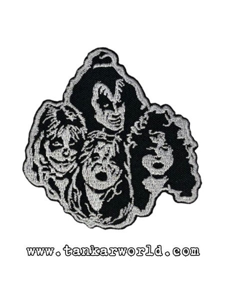 copy of Parche KISS - Letras rojas - 8 x 3,5 cm