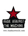 Parche Rage Against The Machine - Estrella Roja - 10 x 9,5 cm