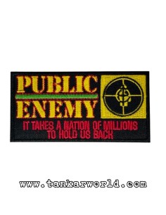 Parche Public Enemy - It Takes A Nation... - 9 x 4,5 cm