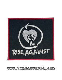 Parche Rise Against - Logo cuadrado - 7,5 x 7 cm