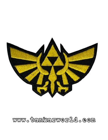 Parche Logo Trifuerza - The Legend of Zelda - 7,5 x 5 cm