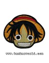 Parche Monkey D. Luffy - One Piece - Cara - 8 x 7 cm