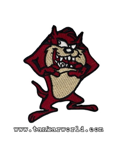 Parche Demonio de Tasmania - Looney Tunes - Warner Bros - 7,5 x 8,5 cm