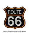 Parche Route 66 - 7,5 x 8 cm
