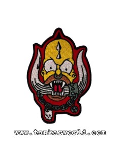 Parche Homer Simpson - Motorhead Pighead - 7 x 10 cm