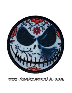 Parche Jack Skellington - Calavera Mexicana - 7,5 cm diámetro