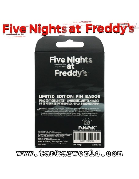 Five Nights at Freddy´s - Chapa / Pin Fazbear Entertainment  - Limited Edition - FNAF