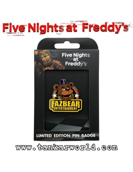 Five Nights at Freddy´s - Chapa / Pin Fazbear Entertainment  - Limited Edition - FNAF