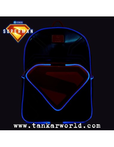 Superman - Mochila Full-Size con luz - Warner Bros Superman 2025