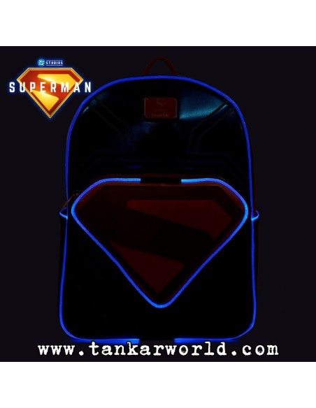 Superman - Mochila Full-Size con luz - Warner Bros Superman 2025
