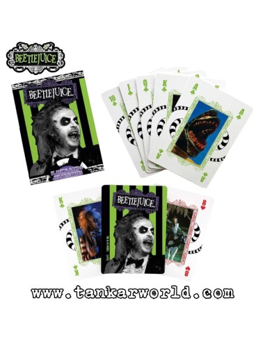Beetlejuice - Baraja de Póker de 54 cartas - 6x9 cm
