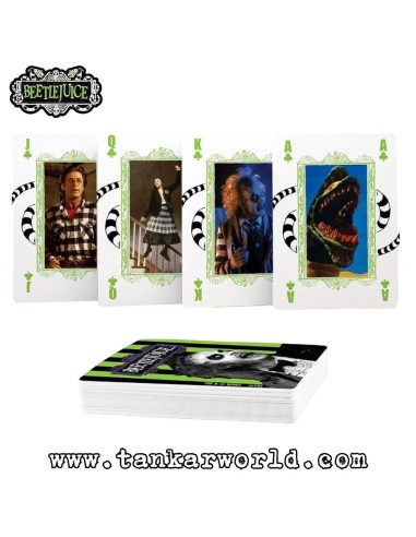 Beetlejuice - Baraja de Póker de 54 cartas - 6x9 cm