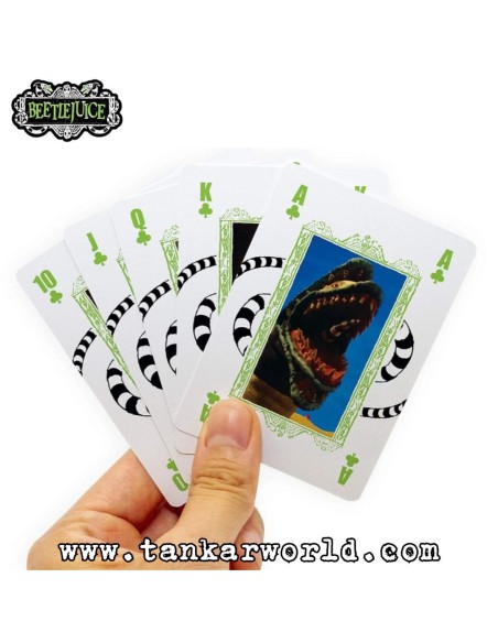 Beetlejuice - Baraja de Póker de 54 cartas - 6x9 cm