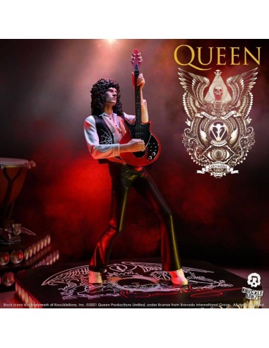 Brian May - Queen - Estatua Rock Ikonz - Knucklebonz - 23 cm