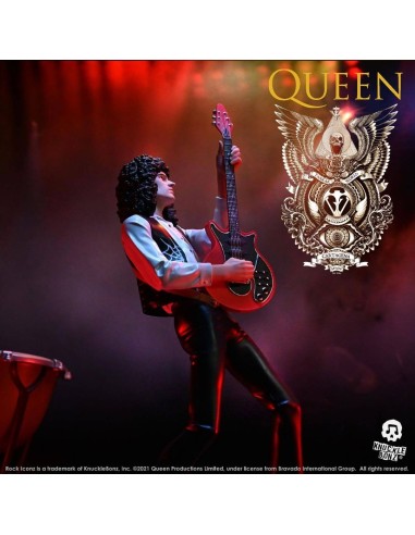 Brian May - Queen - Estatua Rock Ikonz - Knucklebonz - 23 cm