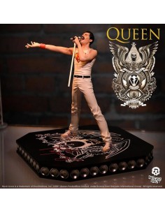 Freddie Mercury - Queen - Estatua Rock Ikonz - Knucklebonz - 23 cm