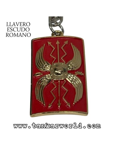 Llavero escudo romano -  5 x 3 cm