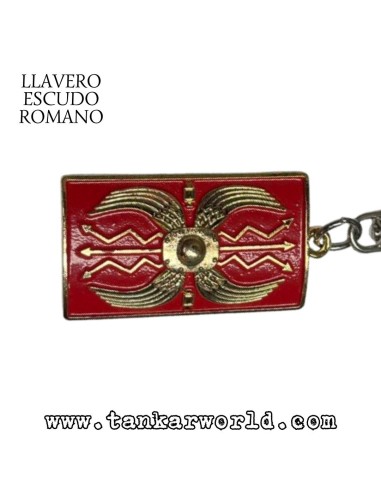 Llavero escudo romano -  5 x 3 cm