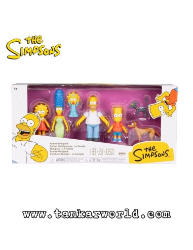 The Simpsons - Pack de 7 Figuras - Familia Simpson
