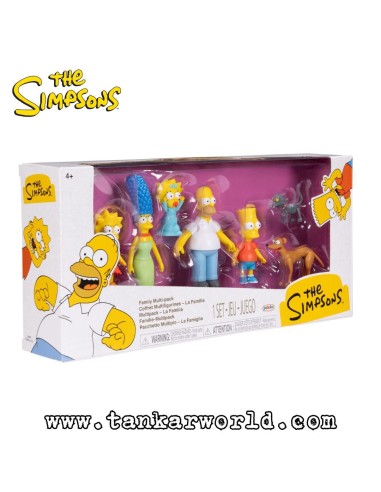 The Simpsons - Pack de 7 Figuras - Familia Simpson