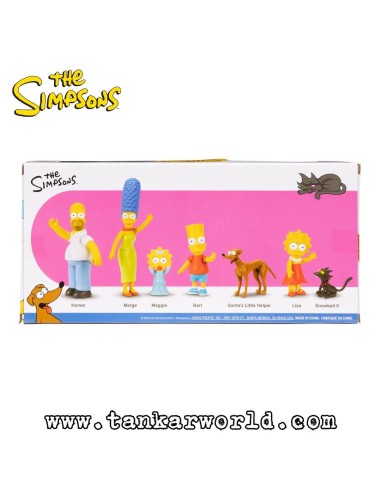 The Simpsons - Pack de 7 Figuras - Familia Simpson
