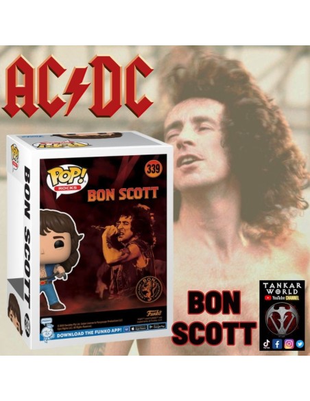 Funko Pop! - Bon Scott - AC/DC - 339 - ACDC