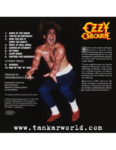 Funko Pop! - Ozzy Osbourne - Bark At The Moon - Flocked - Albums 60