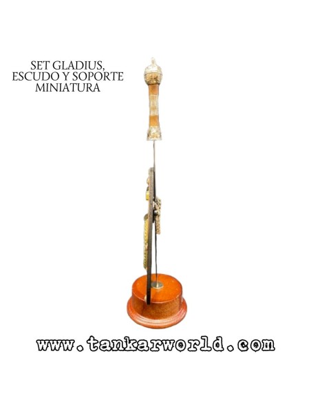 Set Gladius, escudo y soporte - Set miniatura romano Centurión - 30 cm
