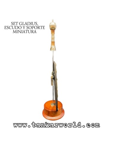 Set Gladius, escudo y soporte - Set miniatura romano Centurión - 30 cm