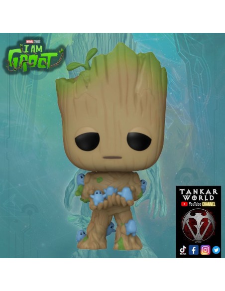 Funko Pop! - Groot with Grunds - I Am Groot - Marvel - 1194