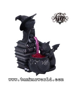 Cult Cuties - Curious Cauldron Figura resina dos gatitos - 18 cm