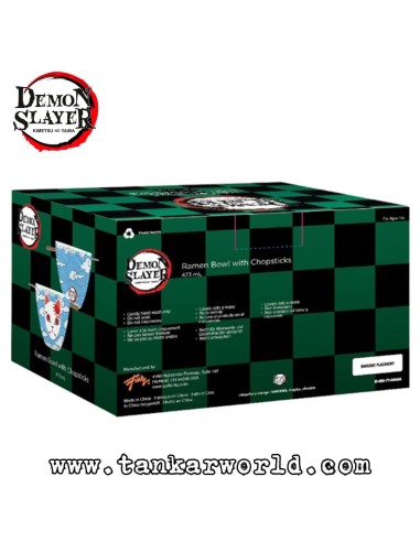 Demon Slayer - Bol para Ramen con Palillos - Tanjiro Mask - 473 ml