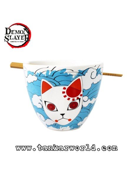 Demon Slayer - Bol para Ramen con Palillos - Tanjiro Mask - 473 ml