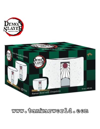 Demon Slayer - Bol para Ramen con Palillos - 414 ml