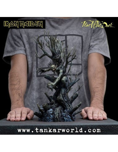 Iron Maiden Estatua 1/10 Deluxe BDS Art Scale Fear of the Dark Eddie 31 cm - Iron Studios