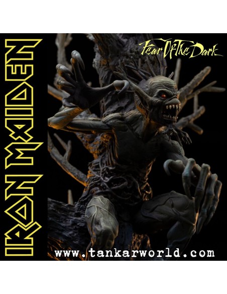 Iron Maiden Estatua 1/10 Deluxe BDS Art Scale Fear of the Drak Eddie 31 cm