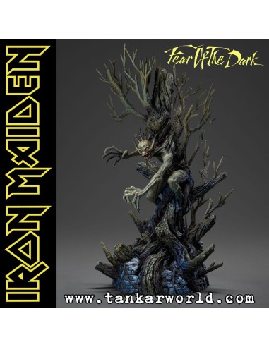 Iron Maiden Estatua 1/10 Deluxe BDS Art Scale Fear of the Drak Eddie 31 cm