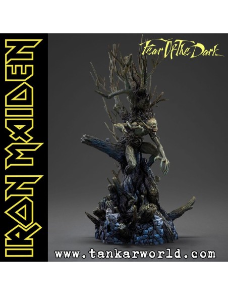 Iron Maiden Estatua 1/10 Deluxe BDS Art Scale Fear of the Drak Eddie 31 cm