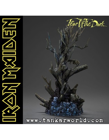 Iron Maiden Estatua 1/10 Deluxe BDS Art Scale Fear of the Drak Eddie 31 cm