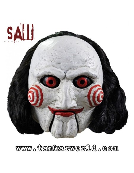 Saw - Billy Puppet - Máscara Deluxe Latex - Tamaño real