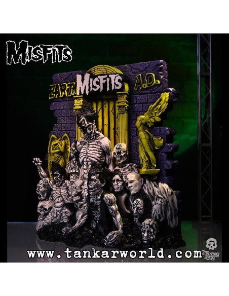 Misfits - Earth A.D. - Estatua 3D - Colección Rock Ikonz - Fabricado por Knucklebonz