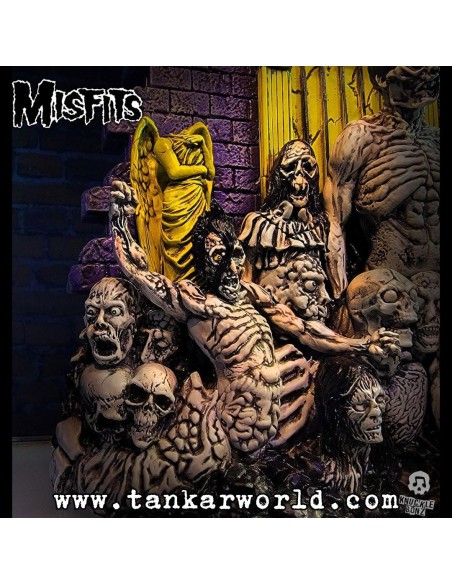 Misfits - Earth A.D. - Estatua 3D - Colección Rock Ikonz - Fabricado por Knucklebonz